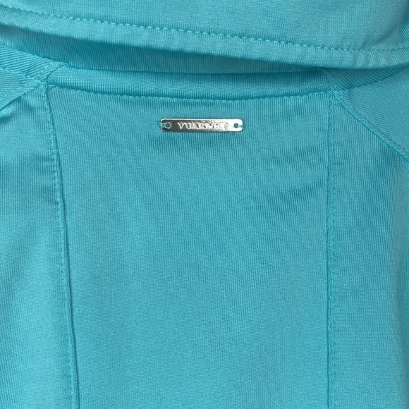 𝅺vuarnet sport half zip two tone shorts sleeve top - Picture 7 of 10